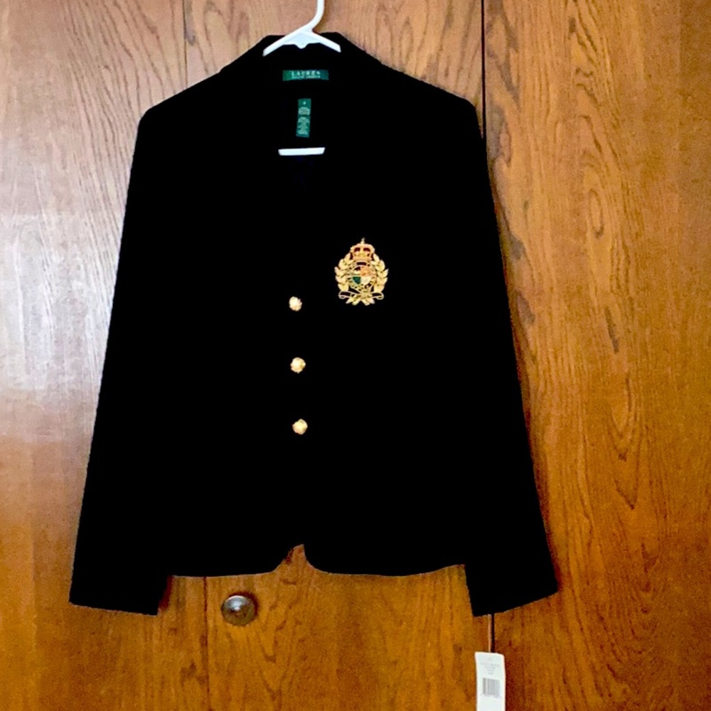 Ralph Lauren black wool blazer